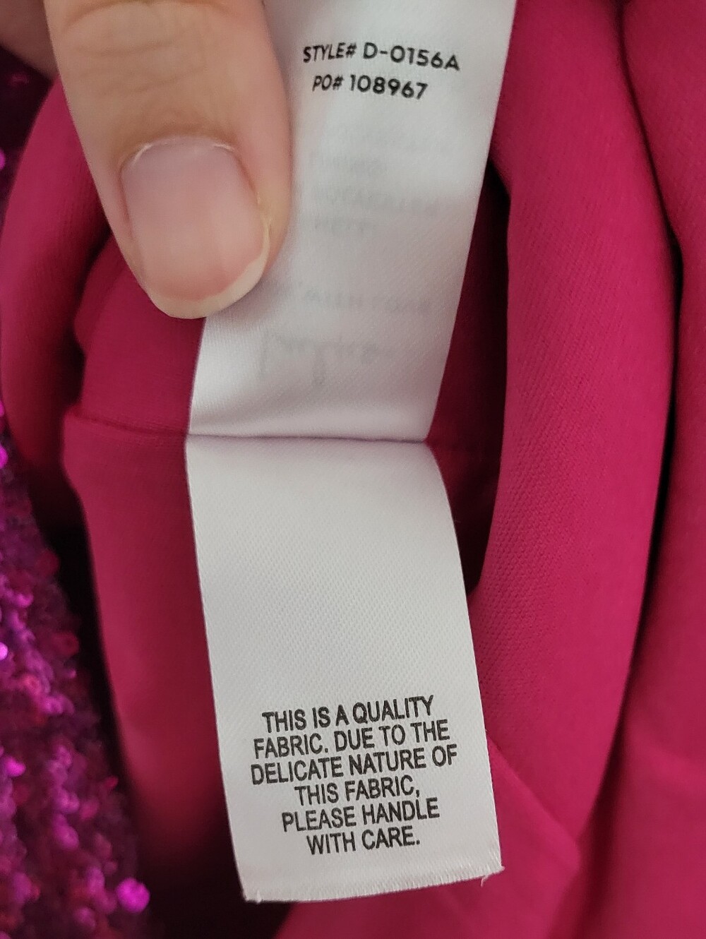 Lulus Delightful Ways Magenta Sequin Mini Dress Wide Neckline Low Back Party M - Picture 7 of 12